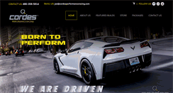 Desktop Screenshot of cordesperformanceracing.com