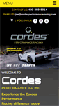 Mobile Screenshot of cordesperformanceracing.com